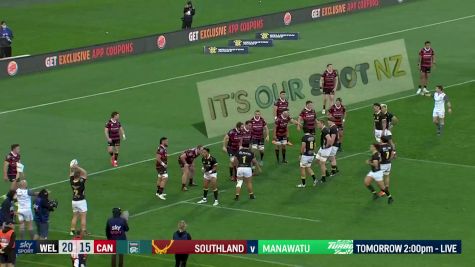 Replay: Wellington vs Canterbury | Oct 8 @ 6 AM
