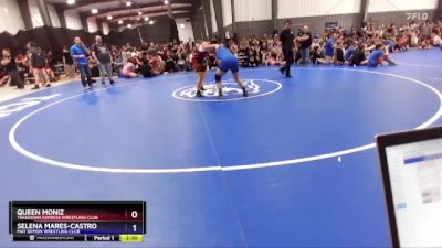 190 lbs Quarterfinal - Queen Moniz, Takedown Express Wrestling Club vs Selena Mares-Castro, Mat Demon Wrestling Club