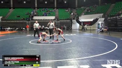 106 lbs Cons. Round 3 - Caleb Feltner, East Limestone vs Kayle Arrowsmith, Saint Clair County