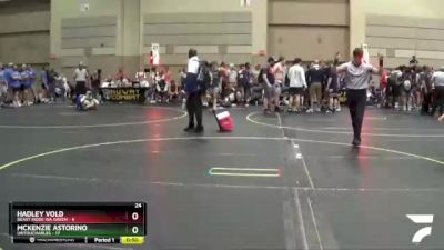 75 lbs Placement - McKenzie Astorino, Untouchables vs Hadley Vold, Beast Mode WA Green