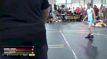 91 lbs Quarterfinals (8 Team) - Noah Brown, Fight Club vs Daniel Green, Revival Evil Empire