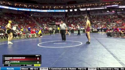 3A-182 lbs Cons. Round 5 - Xander Kenworthy, Ankeny vs Jack Laughlin, Carlisle