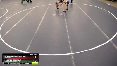 113 lbs Quarterfinal - Ethan Phanmanivong, Minnesota vs Michael Cohen Jr, Wayzata Youth Wrestling