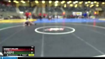 160 lbs Round 3 (6 Team) - Eli Bisenius, 4A La Grande vs Everett Rollins, 4A Seaside