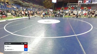 113 lbs Rnd Of 16 - Dominic Way, West Virginia vs Brock Johnson, Kansas