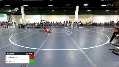 120 lbs Round Of 32 - Tyler Dekraker, VA vs Mason Rohr, OH