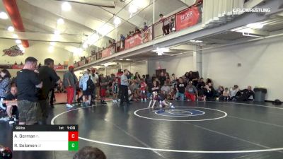 98 lbs Consi Of 8 #1 - Andrew Gorman, FL vs Ryan Solomon, QT