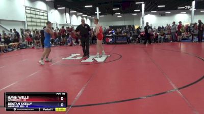 136 lbs 2nd Wrestleback (8 Team) - Gavin Wells, Washington vs Destan Skelly, Minnesota Red