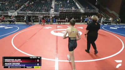 86 lbs Semifinal - Wesston Allen, Glenrock Wrestling Club vs Mason Draper, Touch Of Gold Wrestling Club