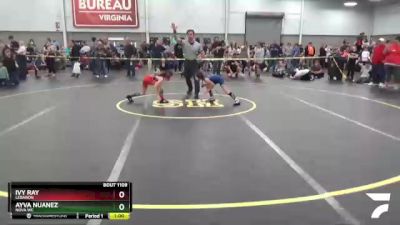 55-57 lbs Round 4 - Ivy Ray, Lebanon vs Ayva Nuanez, Nova WC