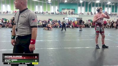 165 lbs 1st Place Match - Wyatt Green, Wolfpack vs Antoine Glasgow, Glasgow Wrestling Academy