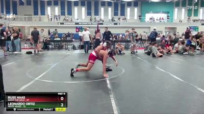 110 lbs Cons. Semi - Russ Haas, Quest For Gold vs Leonardo Ortiz, White House