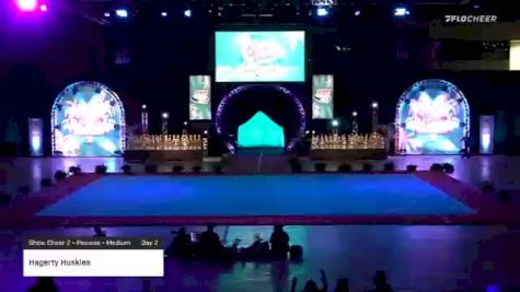 Hagerty Huskies [2020 Show Cheer 2 - Peewee - Medium Day 2] 2020 Pop Warner National Cheer & Dance Championship
