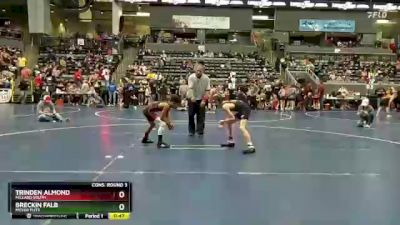 70 lbs Cons. Round 3 - Trinden Almond, Millard South vs Breckin Falb, Moyer Elite