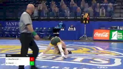 133 lbs Kelln March, NDSU vs Jack Skudlarczyk, UNI