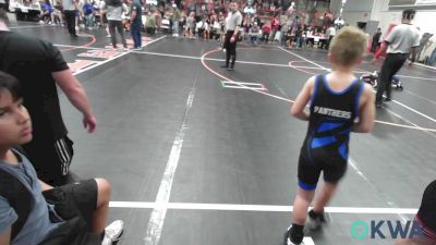 64 lbs Consi Of 8 #2 - Easton Vann, Barnsdall Youth Wrestling vs Crew Card, Tulsa Blue T Panthers