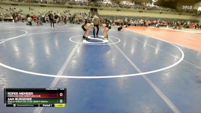 105 lbs Cons. Round 2 - Sam Burgener, Eagles Wrestling Club Liberty North-AAA vs Roper Niemeier, Marceline Kids Wrestling Club