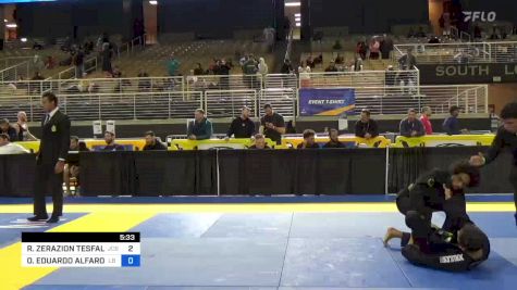 ROBIEL ZERAZION TESFALDET vs OMAR EDUARDO ALFARO SOLIS 2024 Pan Jiu Jitsu IBJJF Championship