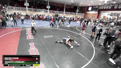 98 lbs Quarterfinal - Holten Crane, Bishop Kelly vs Trandyn Lundquist, Mead