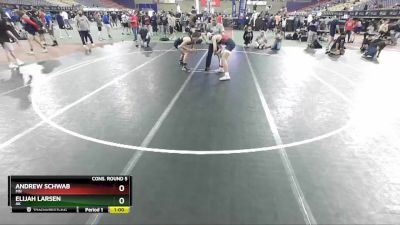 145 lbs Cons. Round 5 - Elijah Larsen, AK vs Andrew Schwab, MN