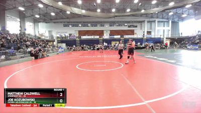 285 lbs Round 1 (3 Team) - Matthew Caldwell, Starpoint HS vs Joe Kozubowski, Cicero-No.Syracuse HS