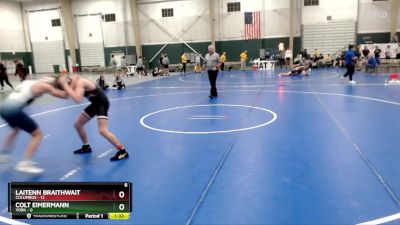 132 lbs Round 3 (16 Team) - Colt Eimermann, York vs Laitenn Braithwait, Columbus