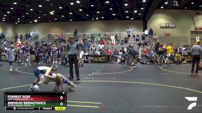 75 lbs Round 1 (6 Team) - Forrest Rose, East Kansas Eagles vs Brendan Bernatowicz, Untouchables Purple