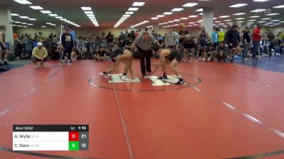 152 lbs Rr Rnd 1 - Alex Wylie, Mat Factory HS vs Cooper Dietz, Kiski Pride HS