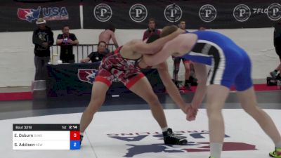 86 kg Rnd Of 128 - Ethan Osburn, Gunston Wrestling Club vs Shay Addison, New Jersey