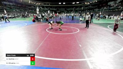 79 lbs Semifinal - Ariana Sottile, Montville vs Khrissy Oliveira, Long Branch