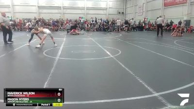 80 lbs Round 6 (8 Team) - Maverick Wilson, Revolution/WVW vs Mason Myers, Armory/Revolution