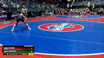 5A-144 lbs Quarterfinal - Alex Overby, Dalton vs Brian Papcun, Ola