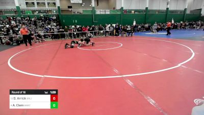 124 lbs Round Of 16 - Dillon Arrick, Arlington vs Anthony Clem, Wantagh