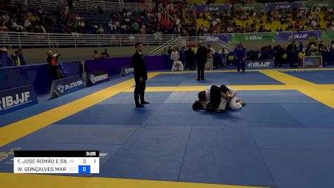 FABIO JOSE ROMÃO E SILVA vs WILLIAM GONÇALVES MARTINS 2024 Brasileiro Jiu-Jitsu IBJJF