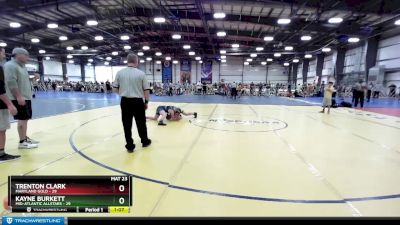 100 lbs Rd# 9- 2:15pm Saturday Final Pool - Trenton Clark, Maryland GOLD vs Kayne Burkett, Mid-Atlantic AllStars