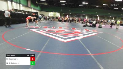 144 lbs Consi Of 64 #1 - Owen Segorski, MI vs Noah Garcia-Salazar, CO