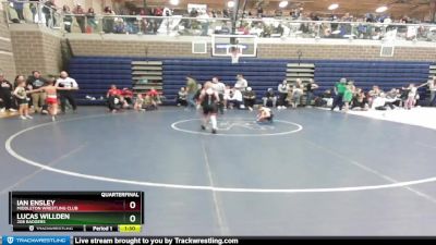 75 lbs Quarterfinal - Lucas Willden, 208 Badgers vs Ian Ensley, Middleton Wrestling Club