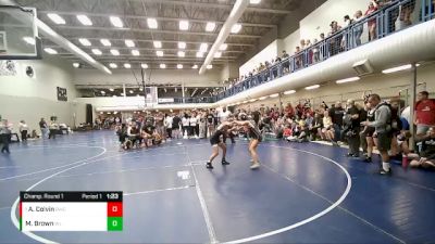 120 lbs Champ. Round 1 - Avery Colvin, Roy Wrestling Club vs Marabelle Brown, Wasatch