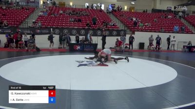 110 kg Rnd Of 16 - Garett Kawczynski, Askren Wrestling Academy vs Abraham Datte, James Monroe High School Wrestling