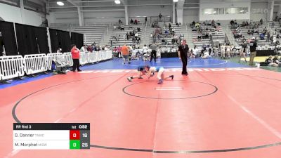 100 lbs Rr Rnd 3 - Dakota Danner, TNWC Sneak Attack vs Moriah Morphet, Midwest Monsters