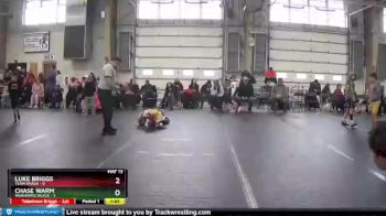 52 lbs Finals (2 Team) - Luke Briggs, Team Smash vs Chase Warm, Warhawks Black