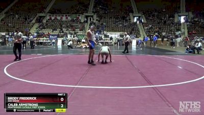 1A-4A 165 3rd Place Match - Brody Frederick, Oak Grove vs Caleb Armstrong, Montgomery Catholic Prep School