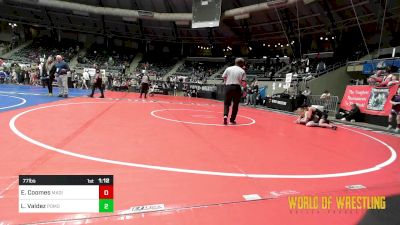 77 lbs Quarterfinal - Ella Coomes, Madison,SD vs Lealani Valdez, Pomona Elite