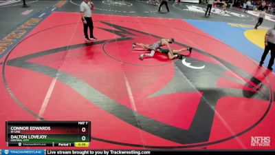 Cons. Round 1 - Dalton Lovejoy, Central City vs Connor Edwards, Hi-Line