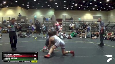 135 lbs Finals (8 Team) - Asher Bacon, POWA vs Beckett Campbell, CP Wrestling