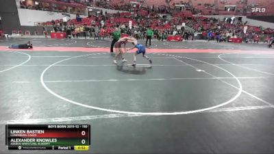 110 lbs 1st Place Match - Alexander Knowles, Askren Wrestling Academy vs Linken Bastien, Luxemburg-Casco