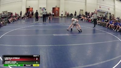 125 lbs Round 2 (6 Team) - Lincoln Steele, Idaho vs Asher Haag, Kansas Rattlers