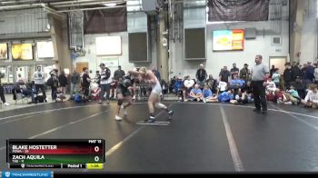 140 lbs Round 5 (8 Team) - Blake Hostetter, POWA vs Zach Aquila, TSB