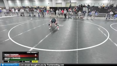 120 lbs Cons. Round 5 - Noah Thorsen, Cardinal Wrestling Club vs Brody Lybarger, Oregon