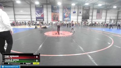 80 lbs Rd# 5- 3:45pm Friday Final Pool - Toby Bernash, PA Blue vs Czarlie Diffee, Untouchables